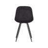 LABEL51 Eetkamerstoel Capri - Zwart - Fluweel - Black Frame - Afbeelding 4