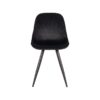 LABEL51 Eetkamerstoel Capri - Zwart - Fluweel - Black Frame - Afbeelding 2