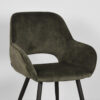 LABEL51 Eetkamerstoel Fer - Hunter - Velours - Black Frame - Afbeelding 6