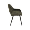 LABEL51 Eetkamerstoel Fer - Hunter - Velours - Black Frame - Afbeelding 4