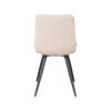 LABEL51 Eetkamerstoel Jelt - Naturel - Boucle - Black Frame - Afbeelding 5