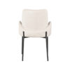 LABEL51 Eetkamerstoel Joni - Crème - Elegance - Black Frame - Afbeelding 5