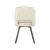 LABEL51 Eetkamerstoel Lewis - Beige - Elegance - Black Frame - Afbeelding 6