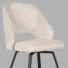 LABEL51 Eetkamerstoel Lewis - Crème - Elegance - Black Frame - Afbeelding 7