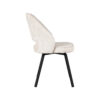 LABEL51 Eetkamerstoel Lewis - Crème - Elegance - Black Frame - Afbeelding 5