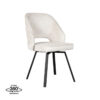 LABEL51 Eetkamerstoel Lewis - Crème - Elegance - Black Frame