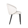 LABEL51 Eetkamerstoel Logan - Crème - Elegance - Black Frame - Afbeelding 4