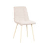 LABEL51 Eetkamerstoel Nino - Naturel - Boucle - Shaded White Frame