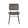 LABEL51 Eetkamerstoel Noah - Antraciet - Micro Suede - Black Frame - Afbeelding 3