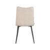 LABEL51 Eetkamerstoel Riv - Naturel - Stof - Black Frame - Afbeelding 5