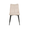 LABEL51 Eetkamerstoel Riv - Naturel - Stof - Black Frame - Afbeelding 3