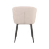 LABEL51 Eetkamerstoel Wave - Naturel - Boucle - Black Frame - Afbeelding 5