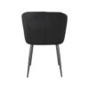 LABEL51 Eetkamerstoel Whirl - Zwart - Teddy - Black Frame - Afbeelding 5