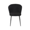 LABEL51 Eetkamerstoel Whirl - Zwart - Teddy - Black Frame - Afbeelding 3