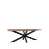 LABEL51 Eetkamertafel Zane - Espresso - Mangohout - 190x100 cm