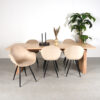 LABEL51 Eetkamertafel Jule - Naturel - Eiken - 210x100 cm - Afbeelding 6