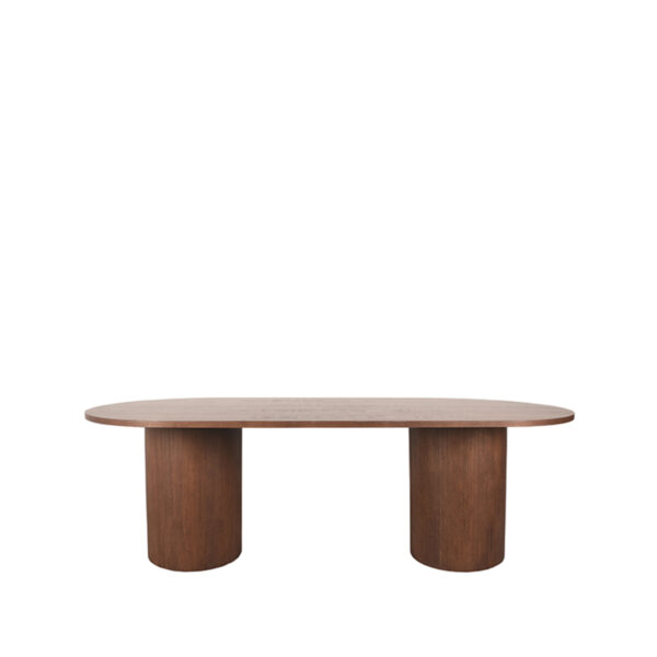 LABEL51 Eetkamertafel Oliva - Walnoot - Eiken - 240x120 cm - Afbeelding 3