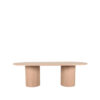 LABEL51 Eetkamertafel Oliva - Naturel - Eiken - 240x120 cm - Afbeelding 3