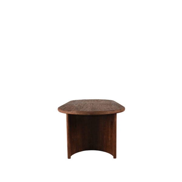 LABEL51 Eetkamertafel Varia - Espresso - Mangohout - 240x100 cm - Afbeelding 7
