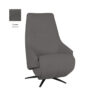 LABEL51 Fauteuil Odense - Antraciet - Micro Suede - One Size - Afbeelding 3
