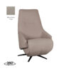 LABEL51 Fauteuil Odense - Taupe - Micro Suede - One Size
