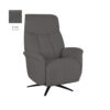 LABEL51 Fauteuil Oslo - Antraciet - Micro Suede - One Size - Afbeelding 3