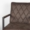 D-MAXX Fauteuil Denmark - Antraciet - Microfiber - Afbeelding 5