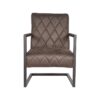 D-MAXX Fauteuil Denmark - Antraciet - Microfiber - Afbeelding 2
