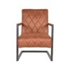 D-MAXX Fauteuil Denmark - Cognac - Microfiber - Afbeelding 2