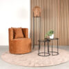 LABEL51 Fauteuil Evy - Oker - Velours - 65 cm - Afbeelding 7