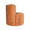 LABEL51 Fauteuil Evy - Oker - Velours - 65 cm - Afbeelding 4