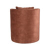 LABEL51 Fauteuil Evy - Rust - Velours - 65 cm - Afbeelding 5