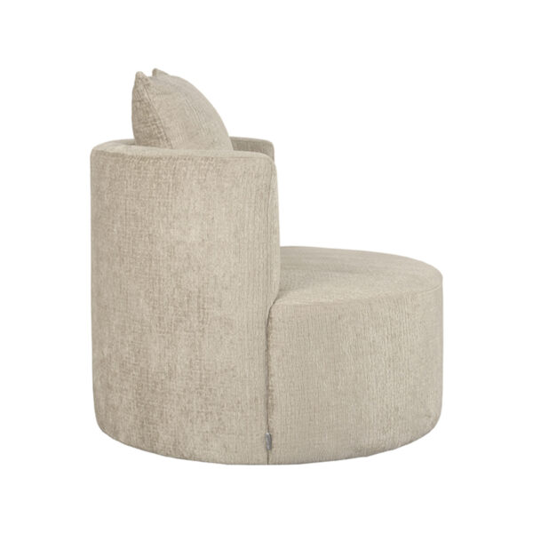 LABEL51 Fauteuil Evy - Beige - Elegance - 90 cm - Afbeelding 4