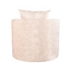 LABEL51 Fauteuil Evy - Naturel - Velours - 90 cm - Afbeelding 5