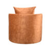 LABEL51 Fauteuil Evy - Oker - Velours - 90 cm - Afbeelding 5