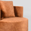 LABEL51 Fauteuil Evy - Oker - Velours - 90 cm - Afbeelding 6
