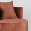 LABEL51 Fauteuil Evy - Rust - Velours - 90 cm - Afbeelding 6