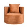 LABEL51 Fauteuil Evy - Oker - Velours - 90 cm - Afbeelding 3