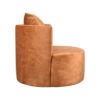 LABEL51 Fauteuil Evy - Oker - Velours - 90 cm - Afbeelding 4