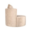 LABEL51 Fauteuil Evy - Zand - Velours - 90 cm - Afbeelding 4
