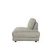 LABEL51 Bank Tivoli - Taupe - Micro Suede - Ottomane Rechts Voorstaand - Afbeelding 3