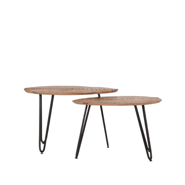 LABEL51 Salontafel Frisk - Rough - Mangohout - 68 cm