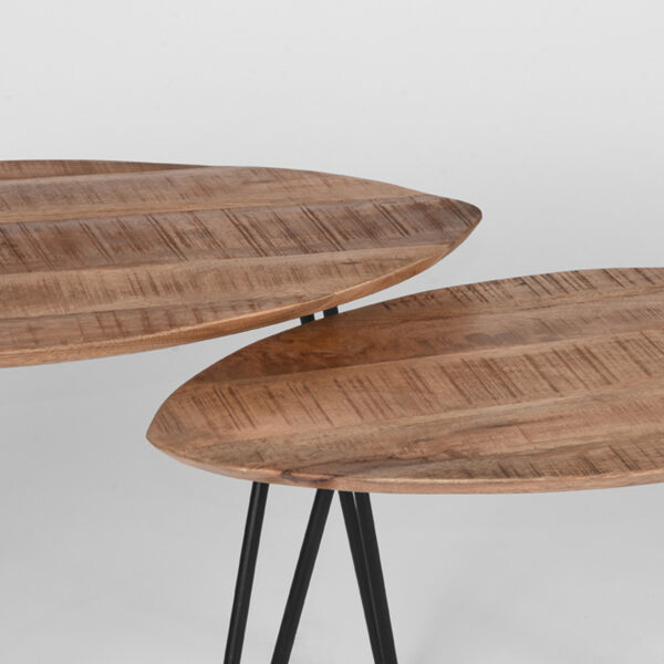 LABEL51 Salontafel Frisk - Rough - Mangohout - 68 cm - Afbeelding 3