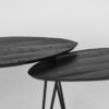 LABEL51 Salontafel Frisk - Zwart - Mangohout - 68 cm - Afbeelding 3
