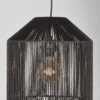 LABEL51 Hanglamp Ibiza - Zwart - Jute - 1-Lichts Cilinder - Afbeelding 4
