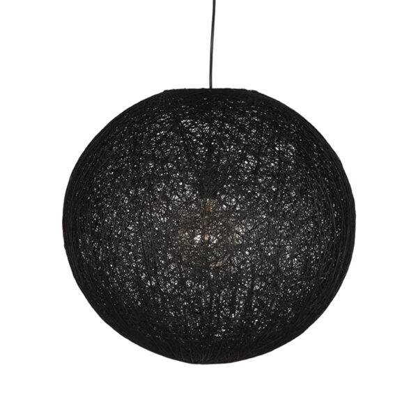 LABEL51 Hanglamp Twist - Zwart - Vlas - XL - Afbeelding 3