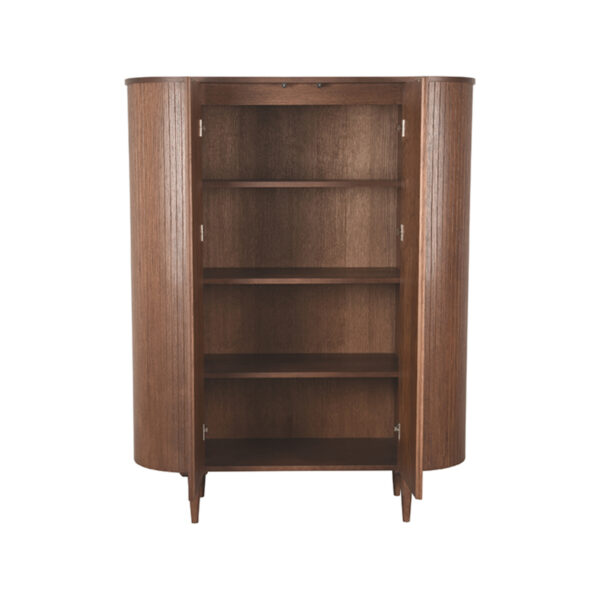 LABEL51 Bergkast Oliva - Walnoot - Eiken - Hoge Kast - Afbeelding 5