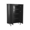 LABEL51 Bergkast Oliva - Zwart - Eiken - Hoge Kast - Afbeelding 3