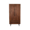 LABEL51 Bergkast Rio - Espresso - Mangohout - Hoge Kast - Afbeelding 4
