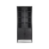 LABEL51 Vitrinekast Level - Zwart - Metaal - Hoge Kast - Afbeelding 5